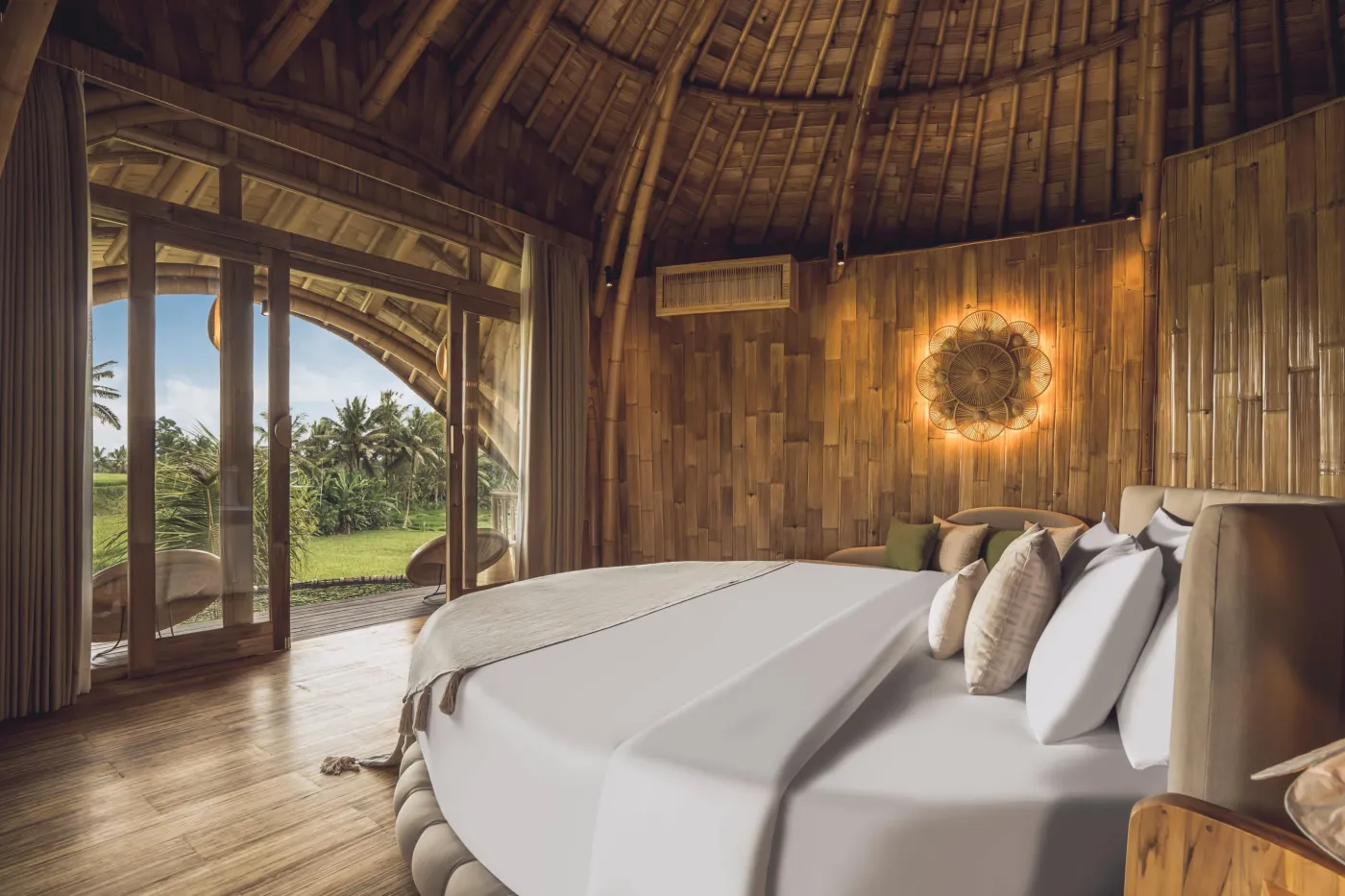 EQUIPOISE - Luxury Eco Bamboo Resort in Ubud Rice field View - photo 2.7