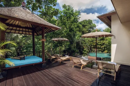 2 Bedroom Private Pool With River View In Ubud 2